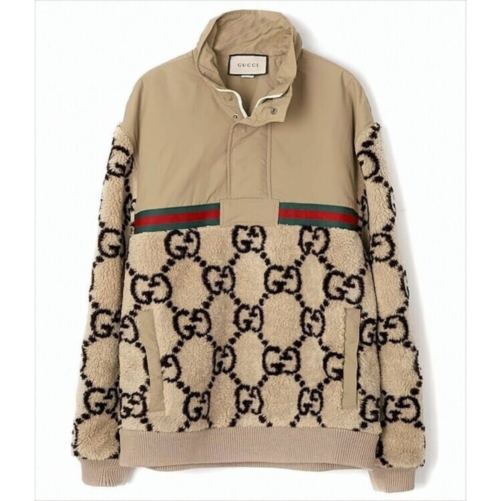 Gucci Long-Sleeve Interlocking G Pattern Sweatshi… - image 1